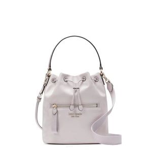 Kate Spade ♠️ Chelsea The Little Better Nylon Bucket Bag Crossbody Lilac Strap